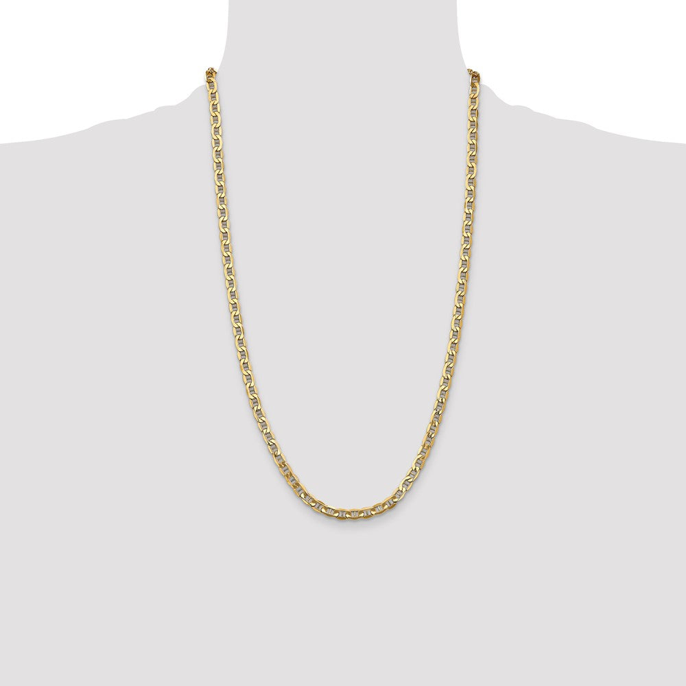 Gold (10K & 14K) Semi-Solid Anchor Chain
