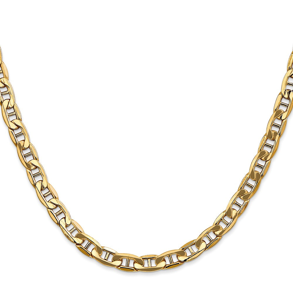 Gold (10K & 14K) Semi-Solid Anchor Chain