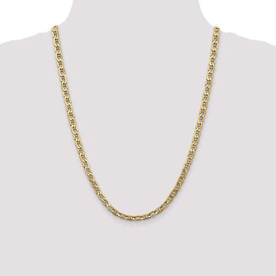 Gold (10K & 14K) Semi-Solid Anchor Chain