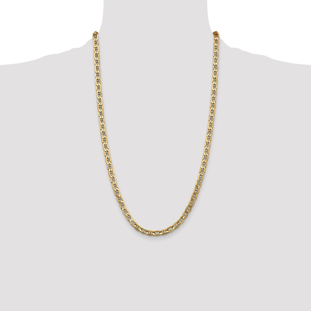 Gold (10K & 14K) Semi-Solid Anchor Chain