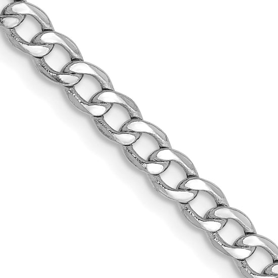 Gold (10K & 14K) Semi-Solid Curb Link Chain