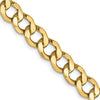Gold (10K & 14K) Semi-Solid Curb Link Chain