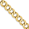Gold (10K & 14K) Semi-Solid Curb Link Chain