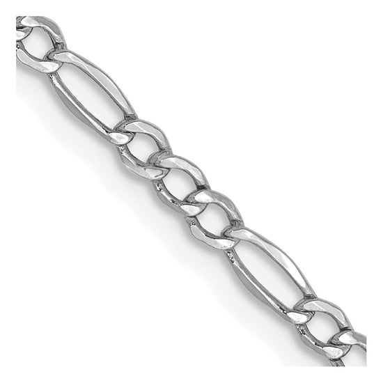 Gold (10K & 14K) Semi-Solid Figaro Chain