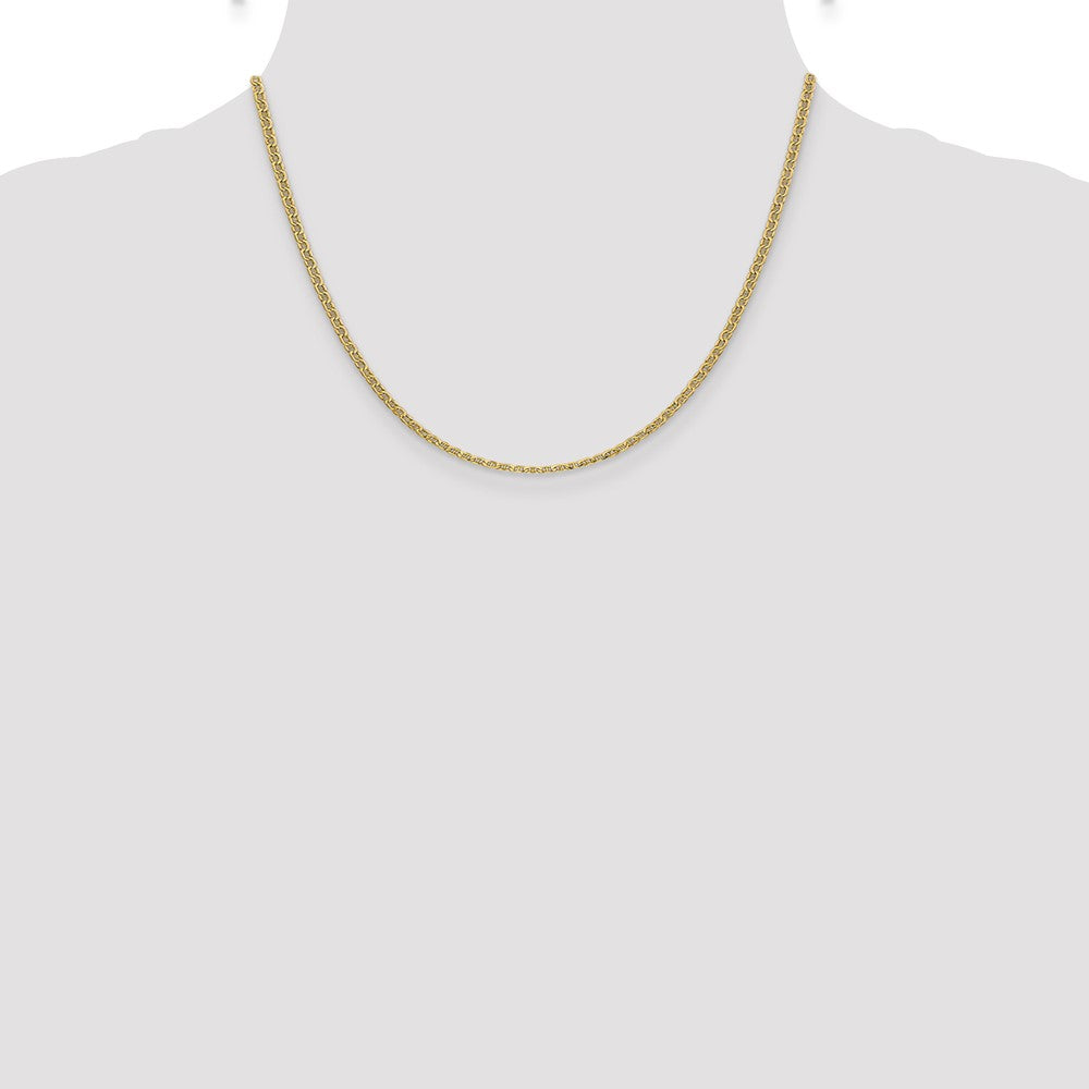 Gold (10K & 14K) Semi-Solid Anchor Chain