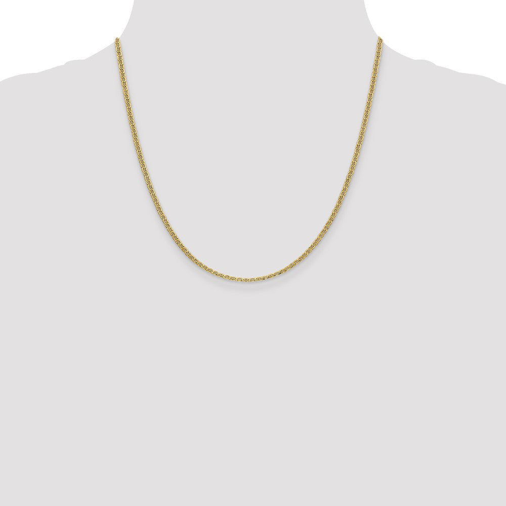 Gold (10K & 14K) Semi-Solid Anchor Chain