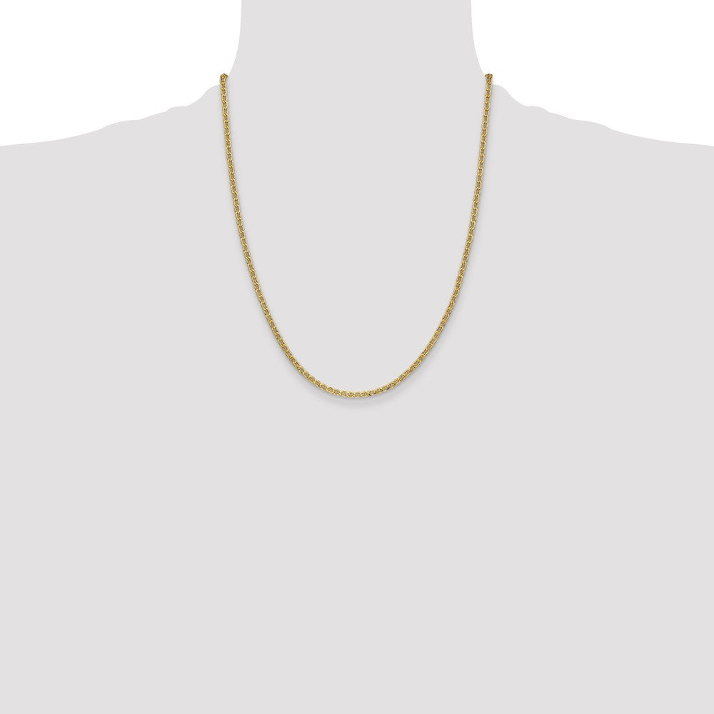 Gold (10K & 14K) Semi-Solid Anchor Chain
