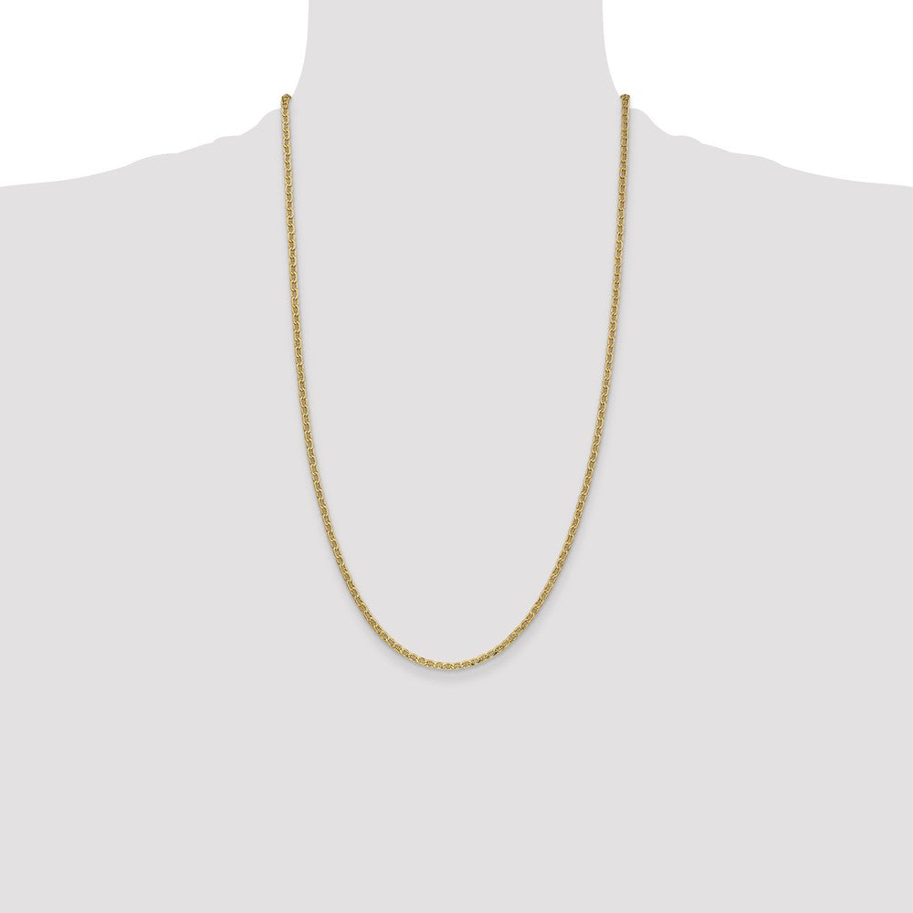 Gold (10K & 14K) Semi-Solid Anchor Chain