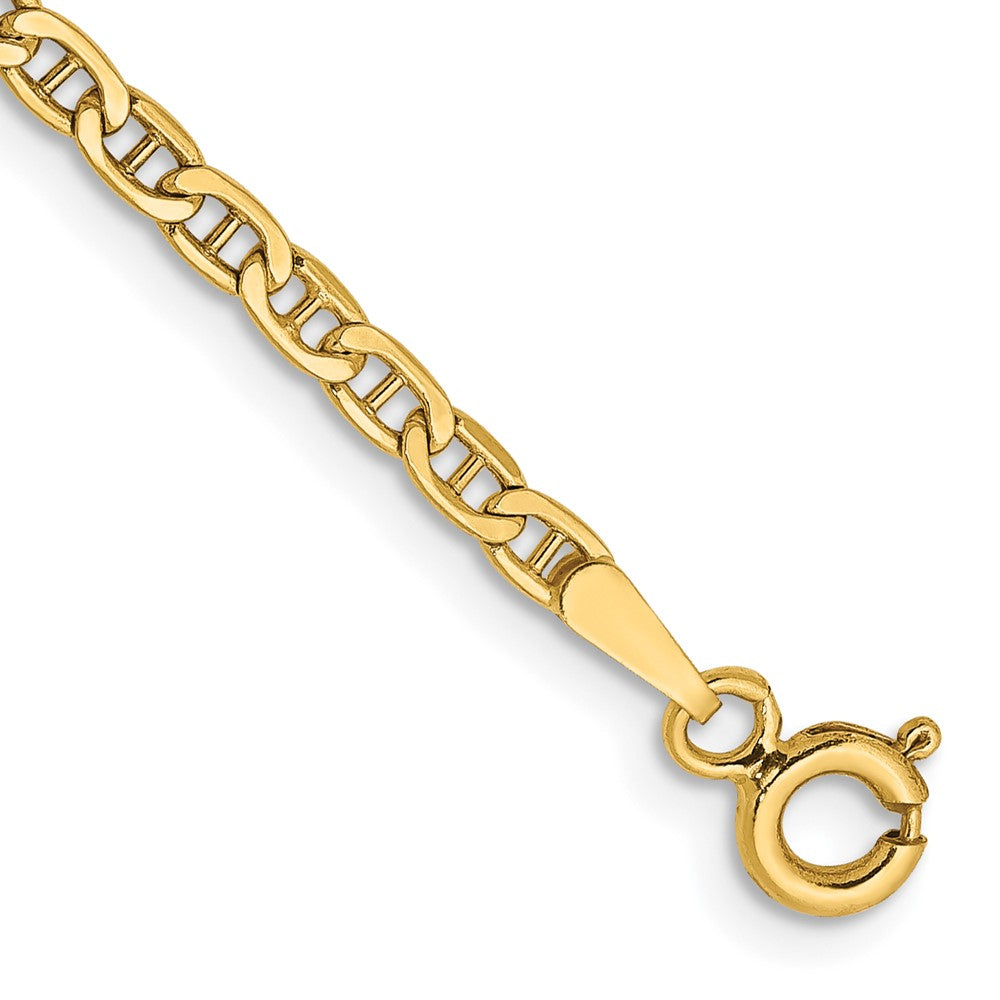 Gold (10K & 14K) Semi-Solid Anchor Chain