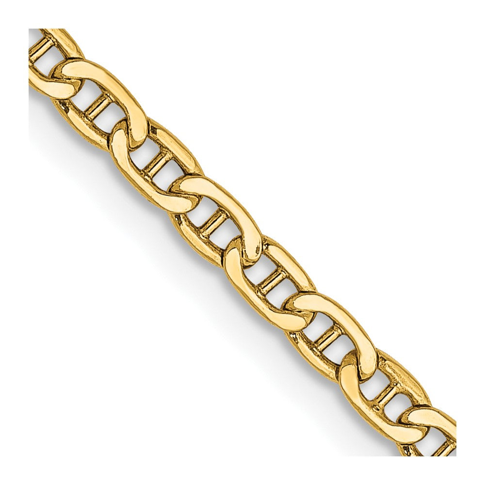 Gold (10K & 14K) Semi-Solid Anchor Chain