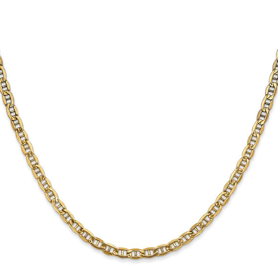 Gold (10K & 14K) Semi-Solid Anchor Chain