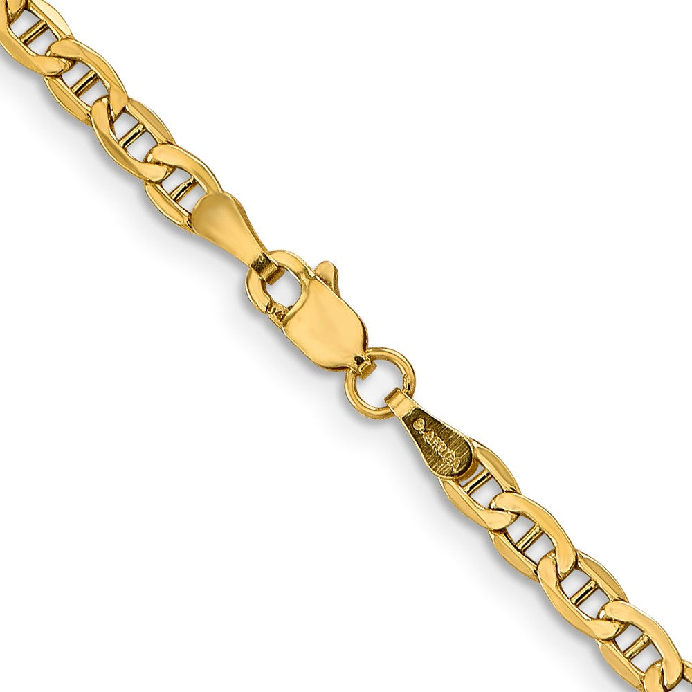 Gold (10K & 14K) Semi-Solid Anchor Chain