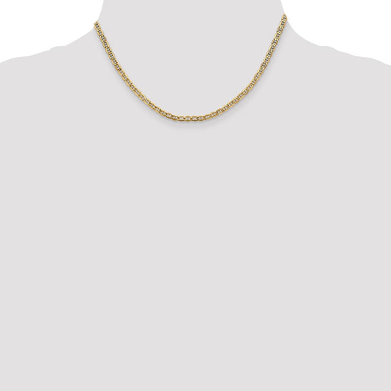 Gold (10K & 14K) Semi-Solid Anchor Chain