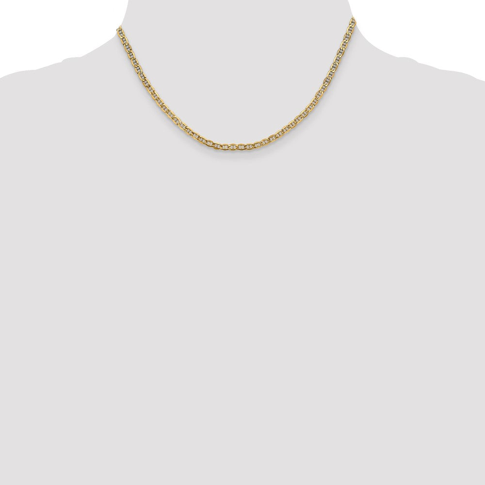Gold (10K & 14K) Semi-Solid Anchor Chain