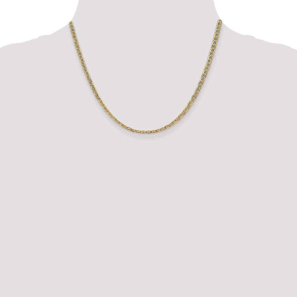 Gold (10K & 14K) Semi-Solid Anchor Chain