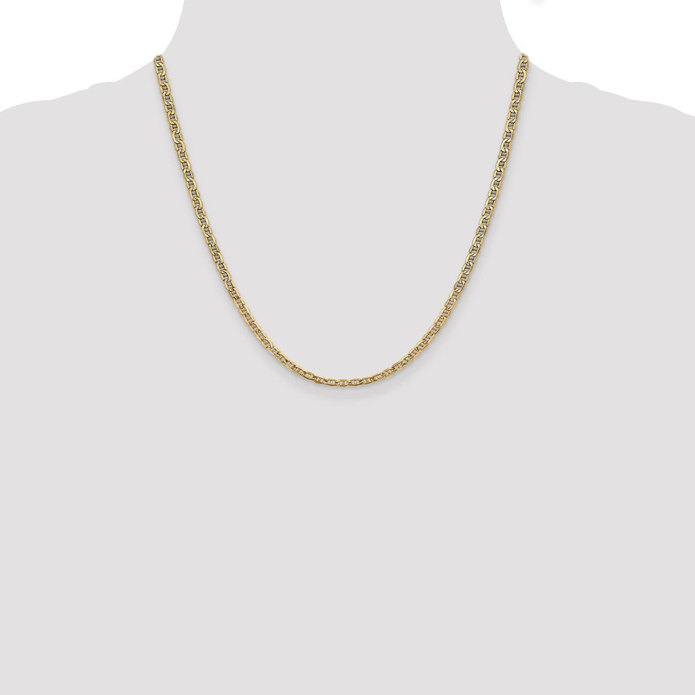 Gold (10K & 14K) Semi-Solid Anchor Chain