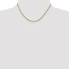 Gold (14K) Semi-solid 3-Wire Wheat Chain
