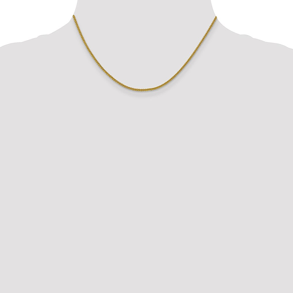 Gold (14K) Semi-solid 3-Wire Wheat Chain