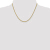 Gold (14K) Semi-solid 3-Wire Wheat Chain