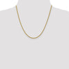 Gold (14K) Semi-solid 3-Wire Wheat Chain