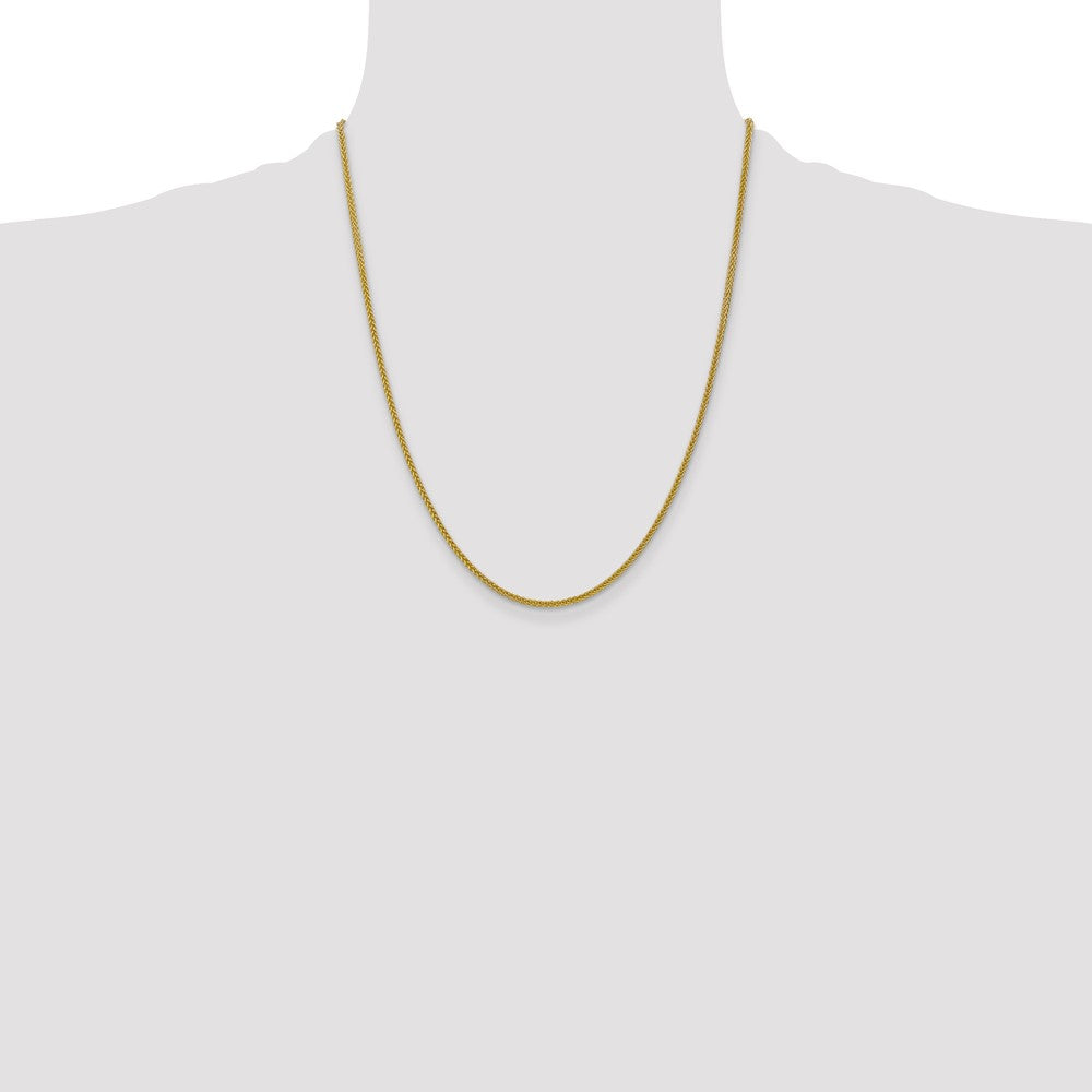 Gold (14K) Semi-solid 3-Wire Wheat Chain
