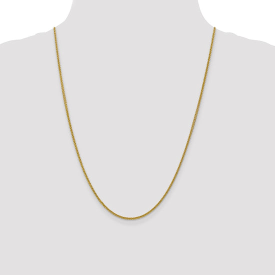 Gold (14K) Semi-solid 3-Wire Wheat Chain