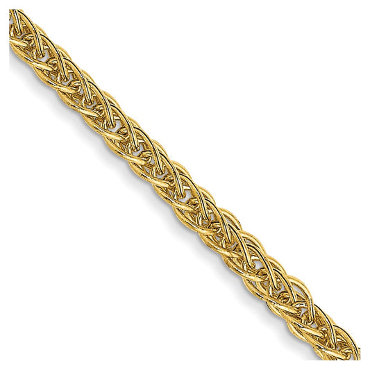 Gold (14K) Semi-solid 3-Wire Wheat Chain