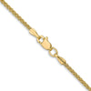 Gold (14K) Semi-Solid Wheat Chain