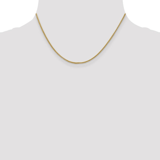 Gold (14K) Semi-Solid Wheat Chain