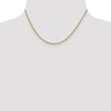 Gold (14K) Semi-Solid Wheat Chain