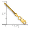 Gold (14K) Semi-Solid Wheat Chain