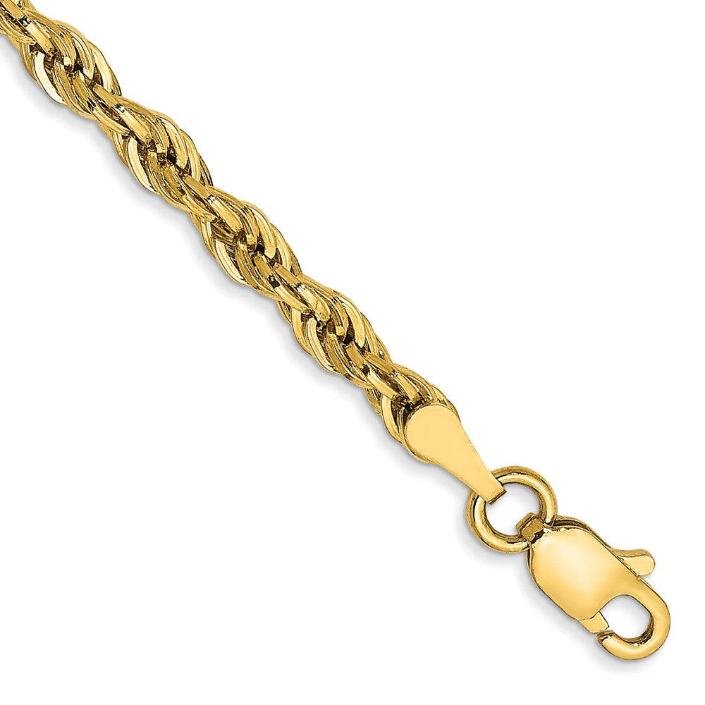 Gold (10K & 14K) Semi-Solid Rope Chains