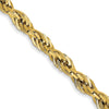 Gold (10K & 14K) Semi-Solid Rope Chains