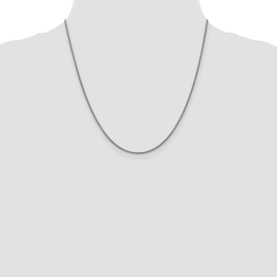 Gold (14K) Semi-Solid Round Box Chain