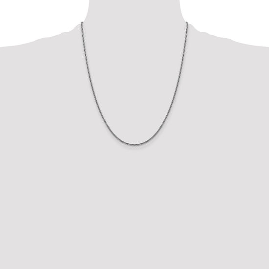 Gold (14K) Semi-Solid Round Box Chain