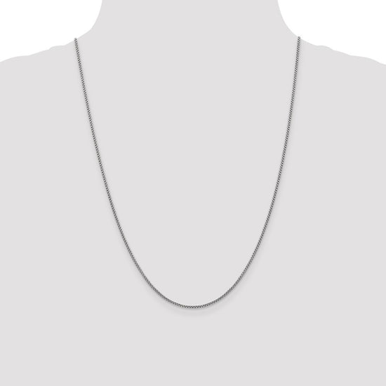 Gold (14K) Semi-Solid Round Box Chain