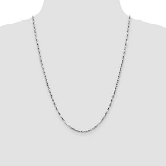 Gold (14K) Semi-Solid Round Box Chain