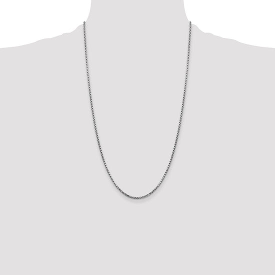 Gold (14K) Semi-Solid Round Box Chain