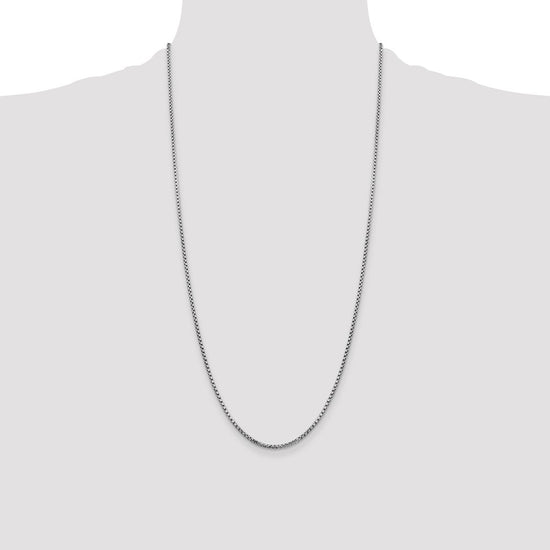 Gold (14K) Semi-Solid Round Box Chain