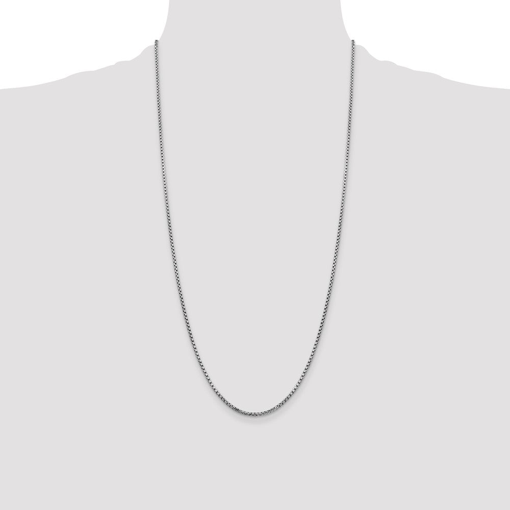 Gold (14K) Semi-Solid Round Box Chain