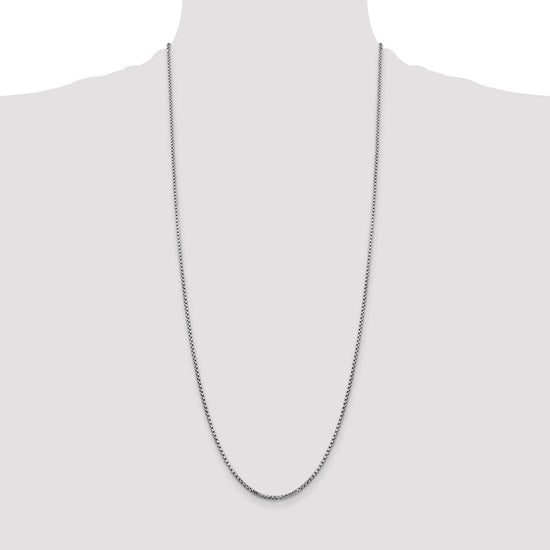 Gold (14K) Semi-Solid Round Box Chain