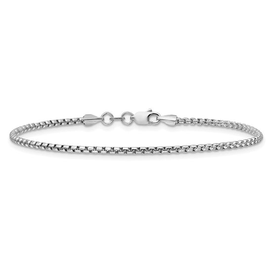 Gold (14K) Semi-Solid Round Box Chain