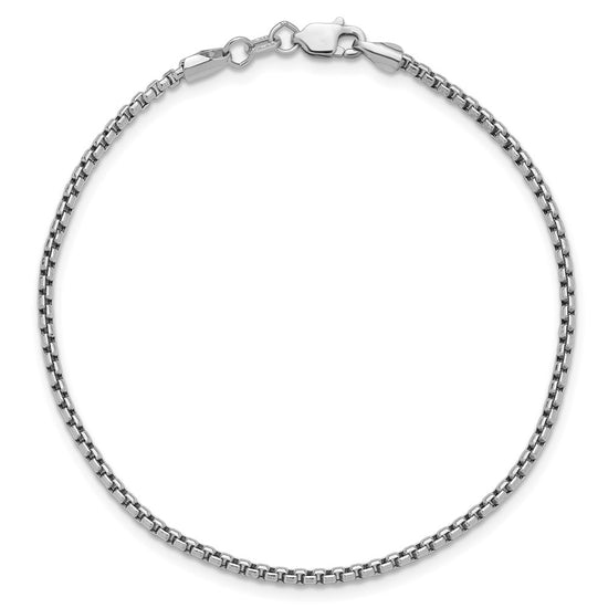 Gold (14K) Semi-Solid Round Box Chain