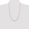 Gold (14K) Semi-Solid Round Box Chain