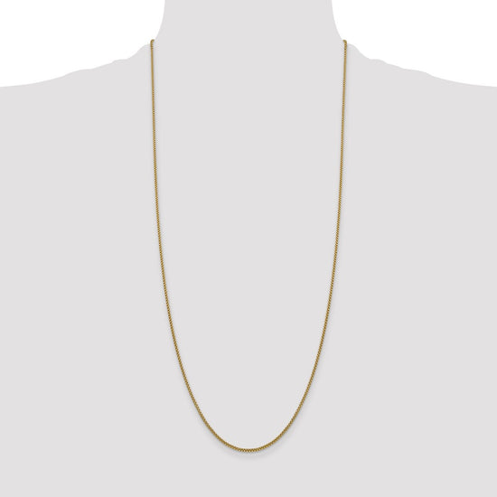 Gold (14K) Semi-Solid Round Box Chain