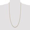 Gold (14K) Semi-Solid Round Box Chain
