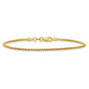 Gold (14K) Semi-Solid Round Box Chain