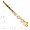 Gold (14K) Semi-Solid Round Box Chain