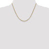 Gold (14K) Semi-Solid Round Box Chain