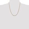 Gold (14K) Semi-Solid Round Box Chain